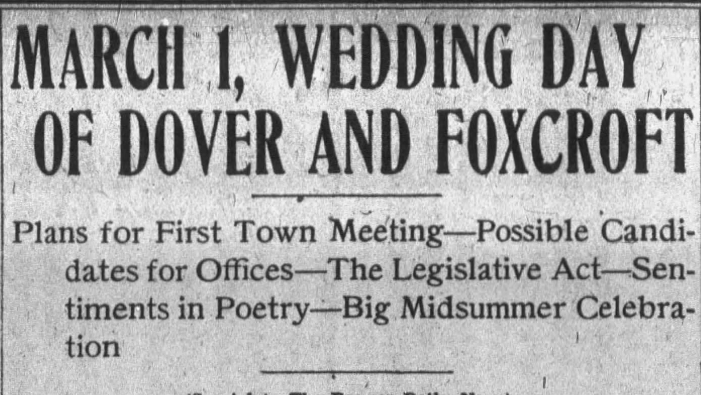 DoverFoxcroft Centennial Celebration set for Saturday Piscataquis